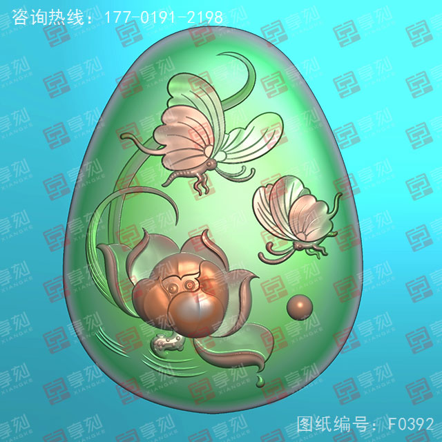 荷花吊坠玉石精雕机图纸_五轴雕刻机厂家