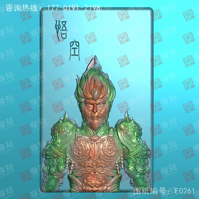 黑神话孙悟空玉雕精雕图纸_五轴雕刻机厂家