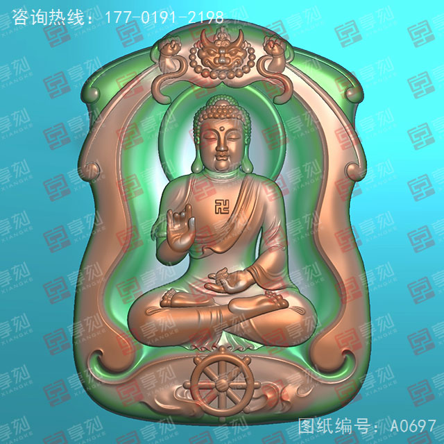 佛系佛祖精雕电脑图纸_五轴雕刻机厂家