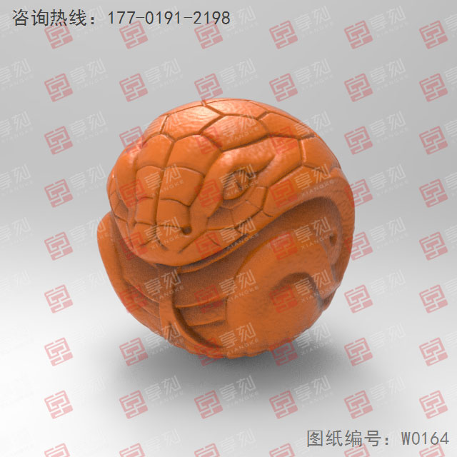 蛇转运珠电脑雕刻精雕图_五轴雕刻机厂家
