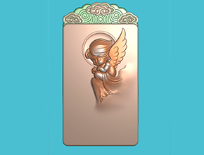 小天使玉石电脑精雕图JDP玉雕_享刻玉石雕刻机厂