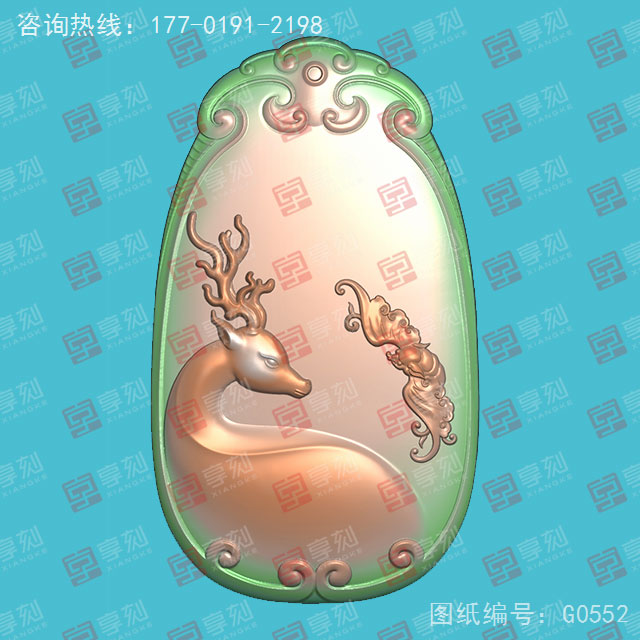 如意福禄玉石电脑精雕图JDP玉雕_享刻玉石雕刻机