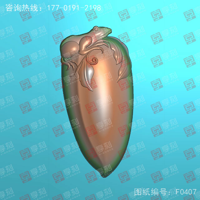 福娃吊坠玉石电脑精雕图_翡翠雕刻机厂家