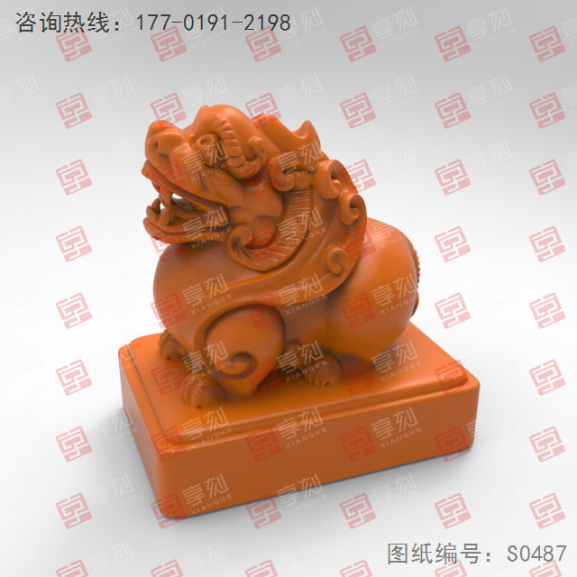 立体貔貅3d雕刻模型图纸_享刻五轴雕刻机厂家