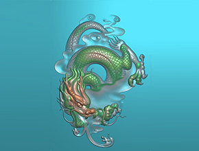 龙牌玉石雕刻电脑图纸_享刻玉石雕刻机