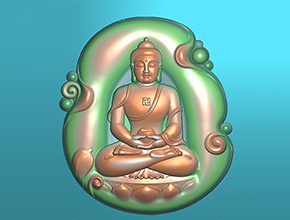 佛牌玉石雕刻电脑图纸_享刻玉石雕刻机