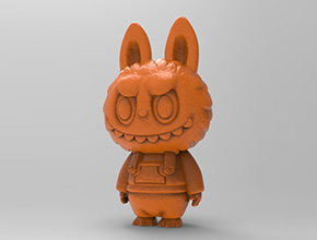 拉布布摆件立体3d模型图stl_享刻五轴雕刻