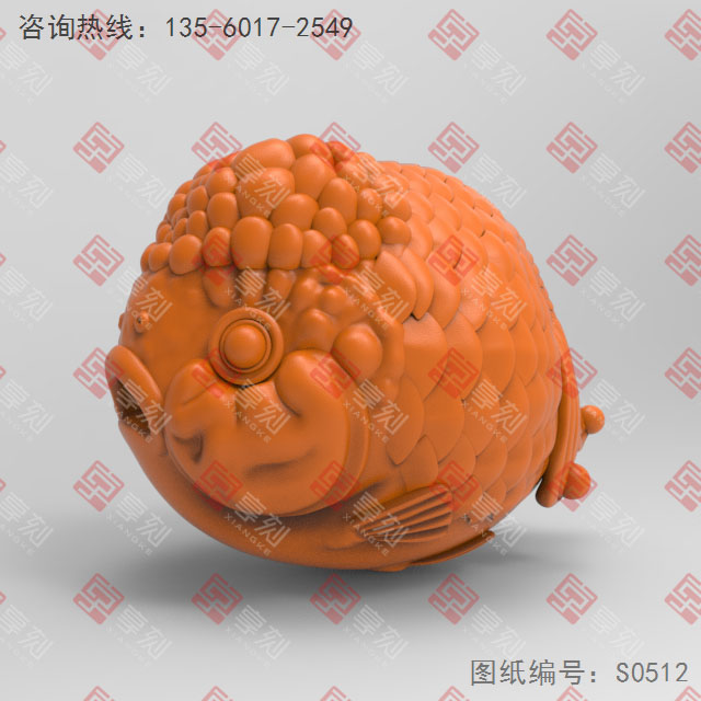 兰寿金银摆件立体3d模型图stl_享刻五轴雕刻机