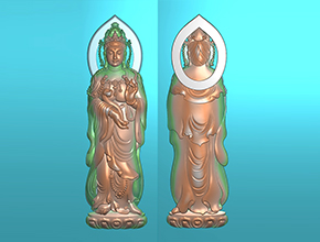 观音新款精雕玉石电脑雕刻图纸_享刻玉石