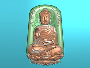 大日如来玉石电脑数控精雕图纸_享刻玉石